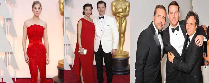 Rosamund Pike, Naomi Watts y el equipo Foxcatcher.