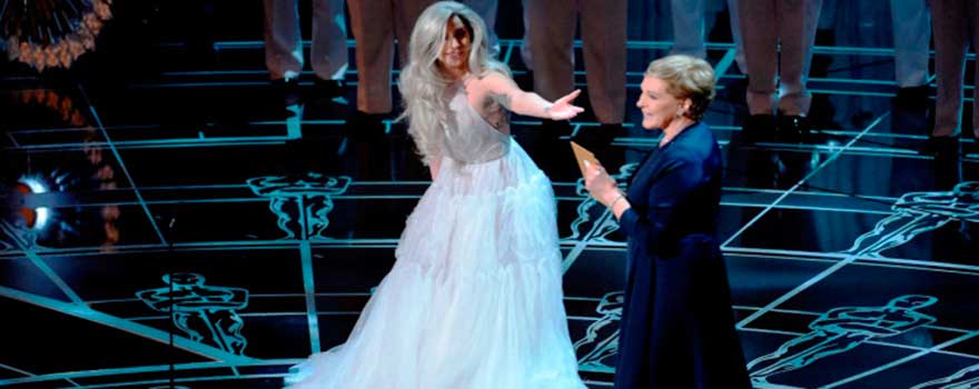 Lady Gaga dominó redes sociales. Audiencia del Óscar cae