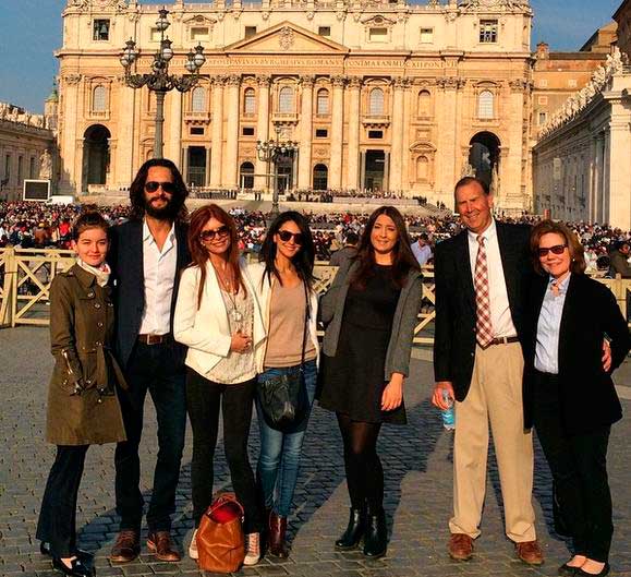 Equipo de Ben Hur en el Vaticano.
