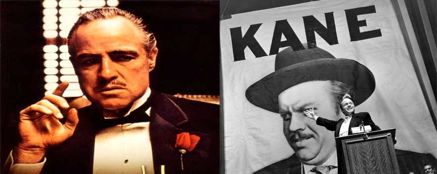 Ciudadano Kane vs. El Padrino. Cuál es la mejor