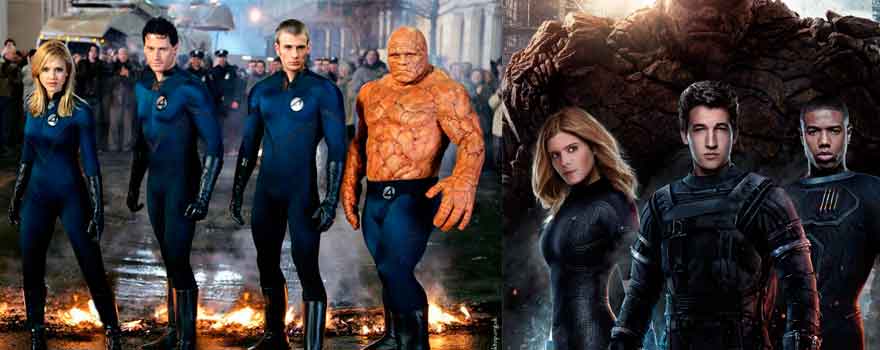 Cuatro Fantásticos (2015) vs. Cuatro Fantásticos (2005)