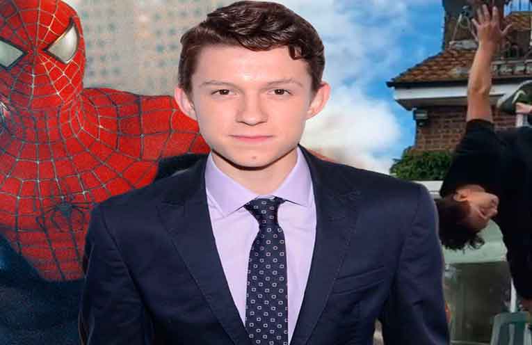 Tom Holland cambia de look por Spiderman