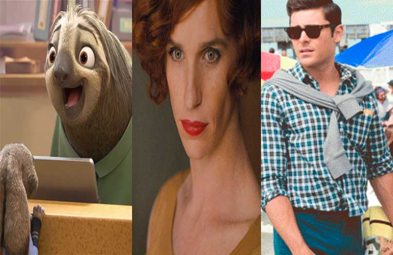 Qué ver en el cine: Zootopia y La chica danesa