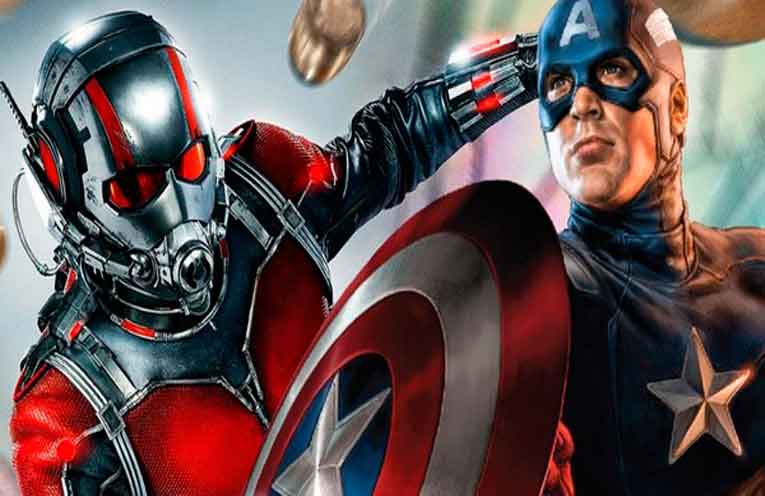 Vean a Ant Man conociendo al Capitán América